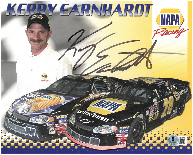 Kerry Earnhardt Autographed 8x10