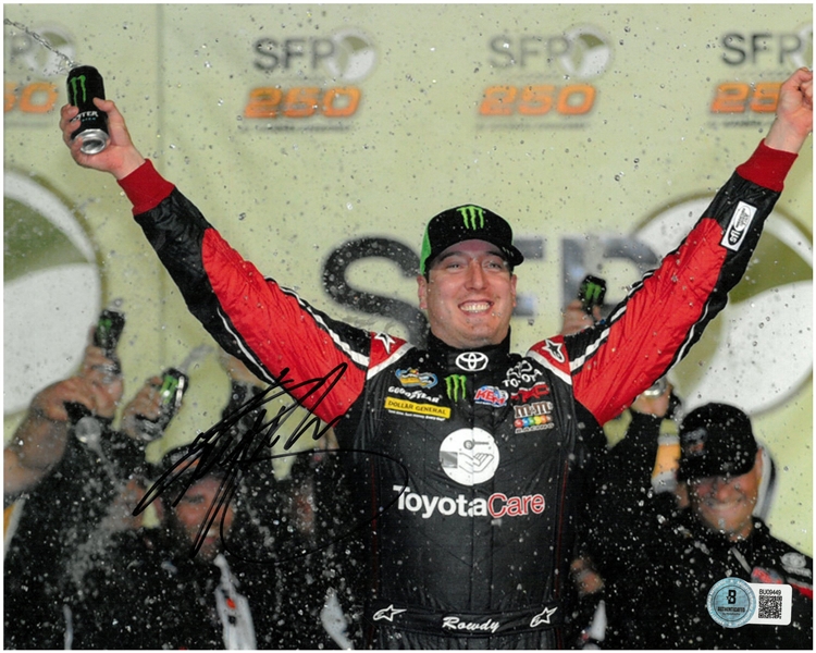 Kyle Busch Autographed 8x10
