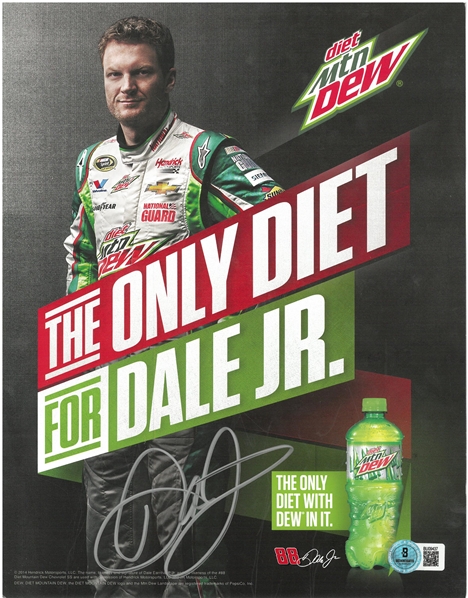 Dale Earnhardt, Jr. Autographed 8x10