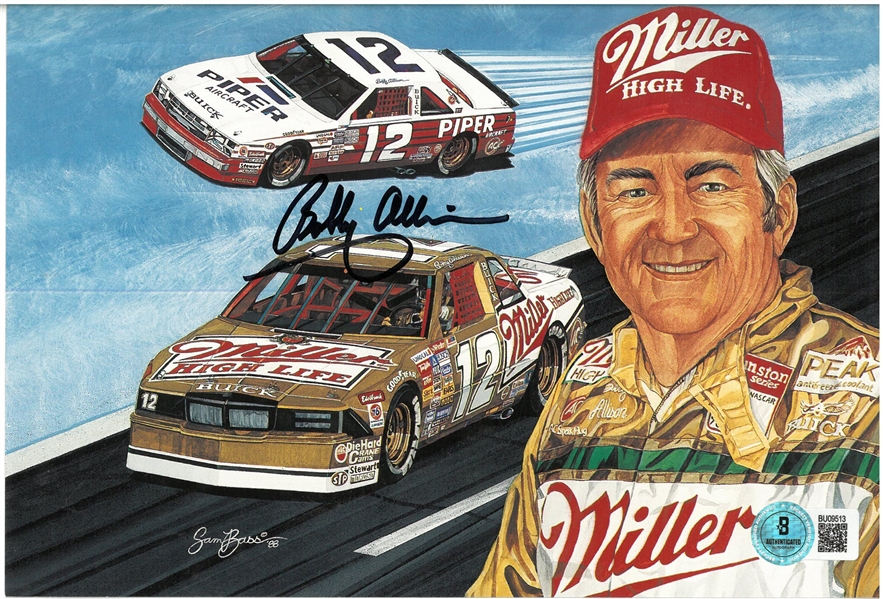 Bobby Allison Autographed 4x6 Postcard