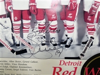 Steve Yzerman Autographed 1991/92 Team Poster