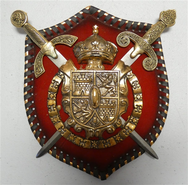 Vintage Coat of Arms Wall Plaque