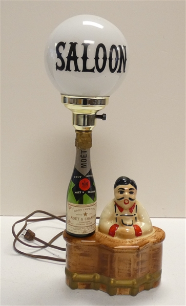 Moet Schieffelin Vintage Saloon Bar Lamp