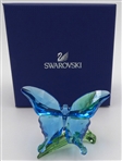 Swarovski Crystal Butterfly on Leaves
