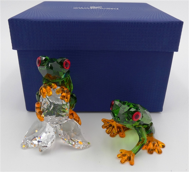 Swarovski Crystal Frogs