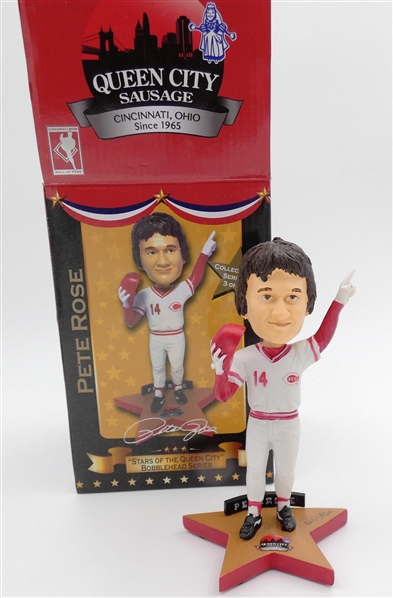 Pete Rose Queen City Sausage Bobblehead