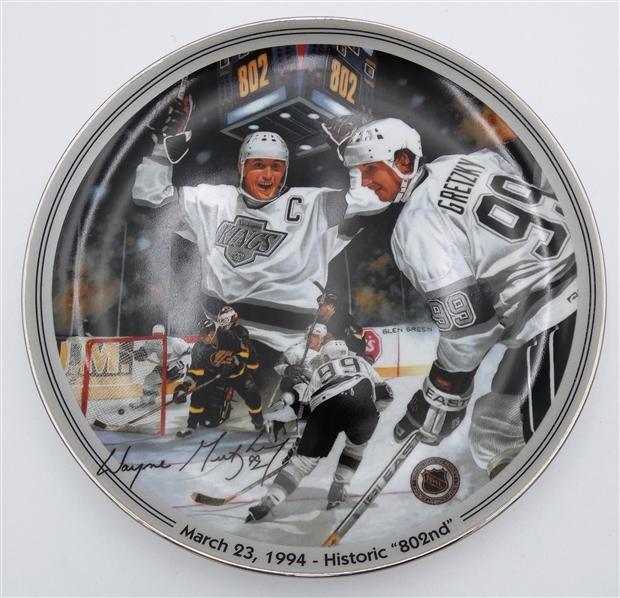 Wayne Gretzky 8 1/2" Bradford Exchange Plate