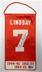 Ted Lindsay Autographed 5x10 Banner