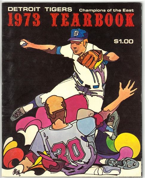 Detroit Tigers 1973 Yearbook