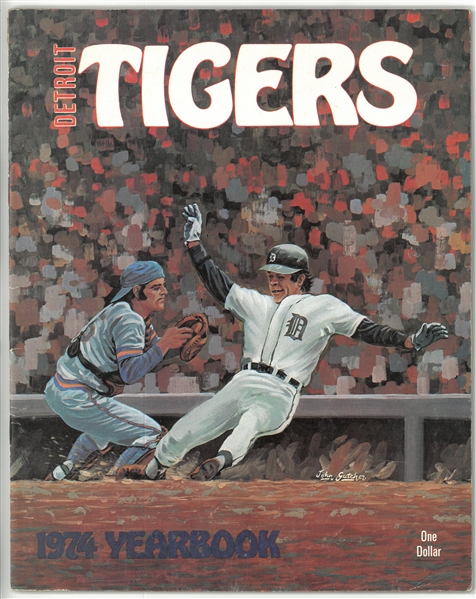 Detroit Tigers 1974 Yearbook