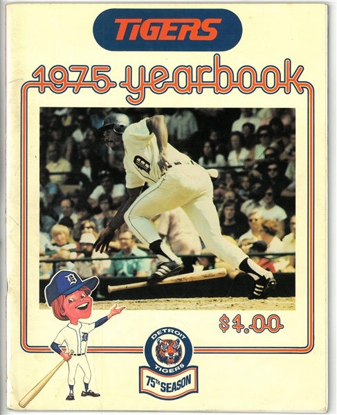 Detroit Tigers 1975 Yearbook