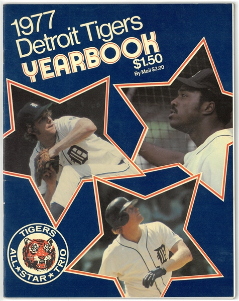 Detroit Tigers 1977 Yearbook