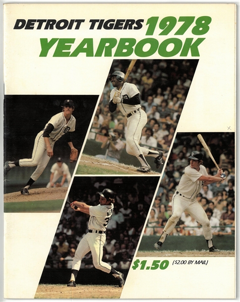 Detroit Tigers 1978 Yearbook