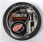 Larry Murphy Autographed 1997 Cup Puck