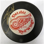 Keith Primeau Autographed Red Wings Puck