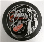 Joe Kocur Autographed 1997 Cup Puck