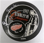 Barry Smith Autographed 1997 Cup Puck