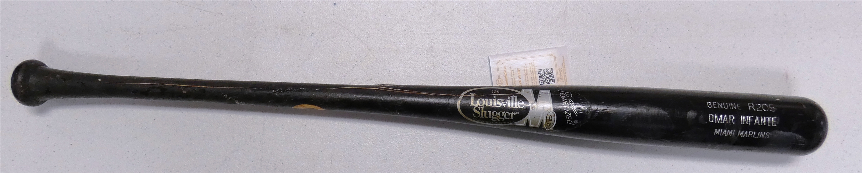 Omar Infante Game Used Bat