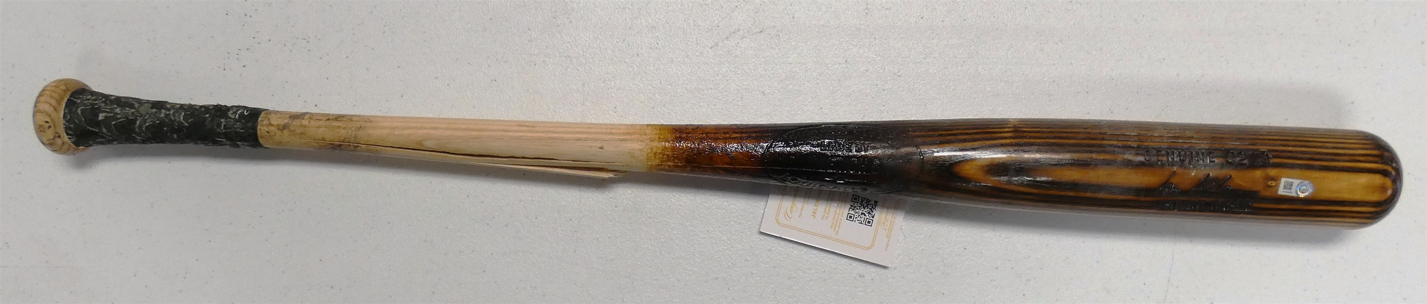 Mike Aviles Game Used Bat (Ian Kinsler Model)