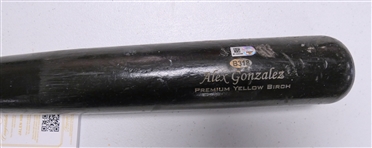 Alex Gonzalez Game Used Bat 4/13/2014