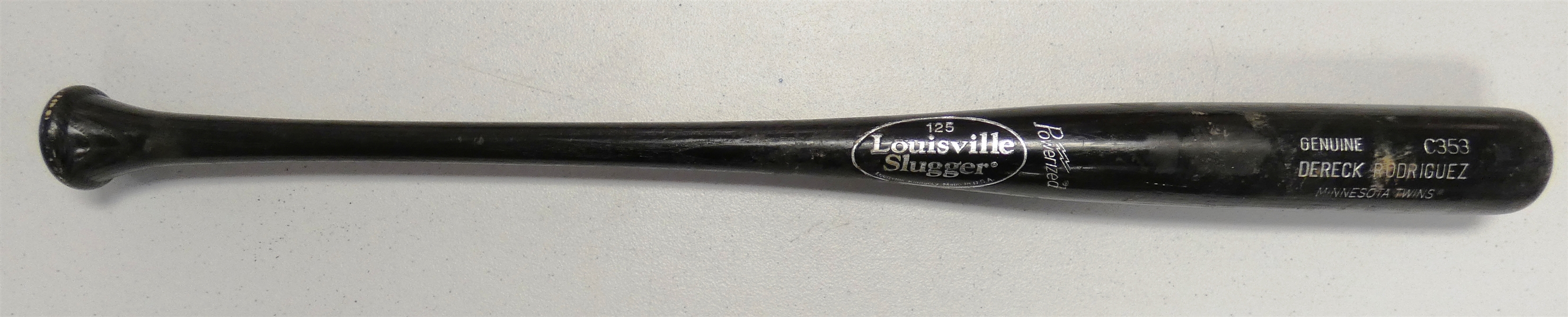 Dereck Rodriguez Game Used Bat