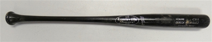 Dereck Rodriguez Game Used Bat