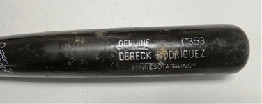 Dereck Rodriguez Game Used Bat