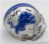 David Montgomery Autographed Lions Mini Helmet