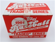 1981 Topps Traded Baseball Set