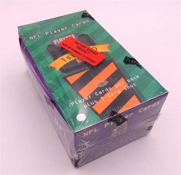1997 Playoff 1st & 10 Football Wax Box