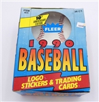 1990 Fleer Baseball Wax Box