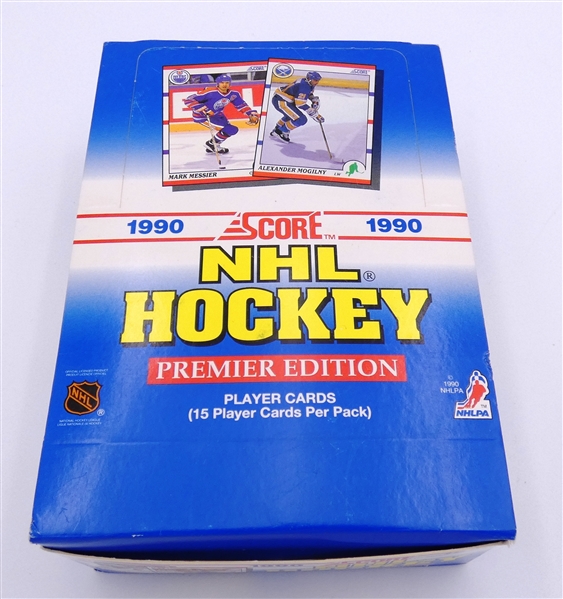 1990/91 Score Hockey Wax Box