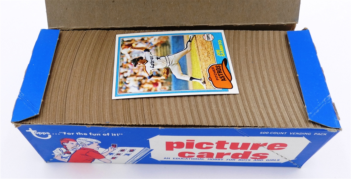 1981 Topps Baseball Vending Box