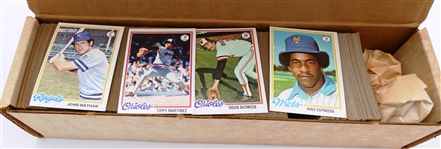 1978 Topps Baseball Lot