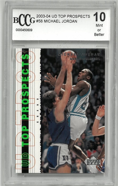 Michael Jordan 2003/04 UD Top Prospects