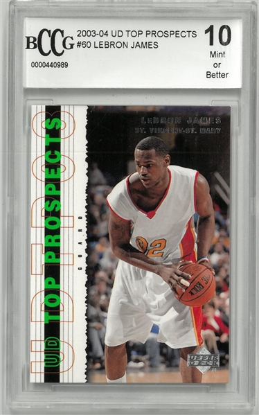 Lebron James 2003/04 UD Top Prospects