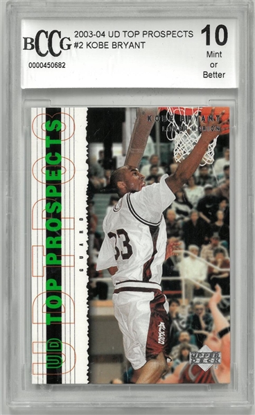 Kobe Bryant 2003/04 UD Top Prospects