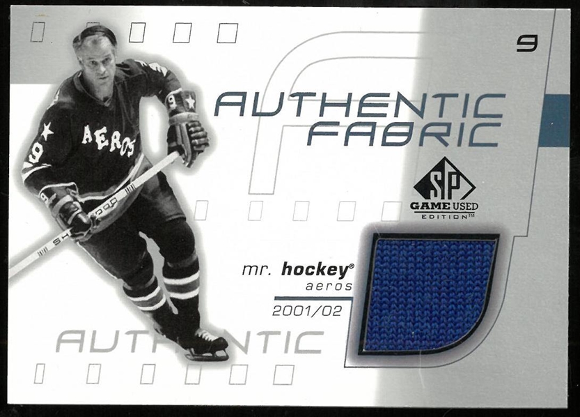 Gordie Howe 2001/02 Upper Deck SP Game Used