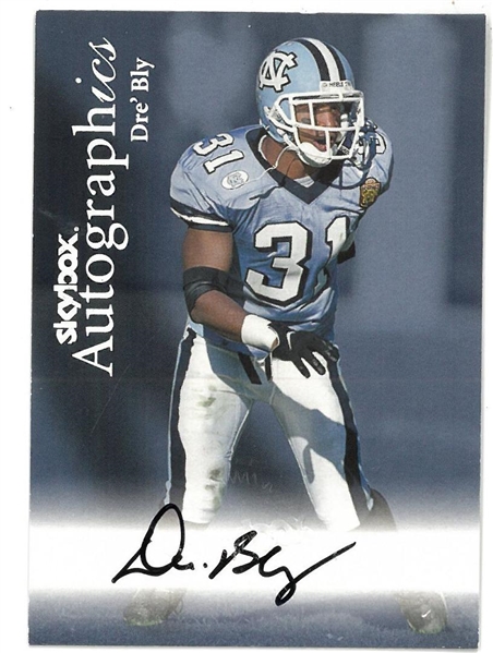Dre Bly Autographed 1999 Skybox Premium