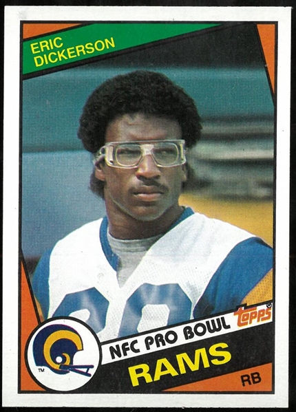 Eric Dickerson 1984 Topps Rookie Card