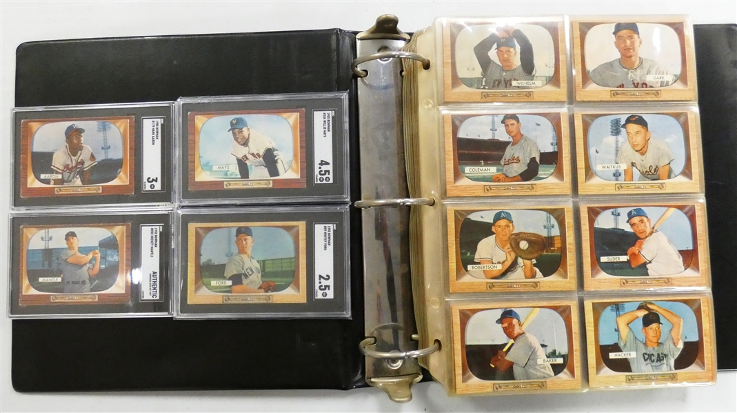 1955 Bowman Baseball Complete Set