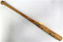 Lou Whitaker Game Used Autographed Bat