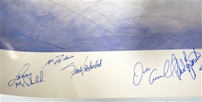 500 Goal Scorers Poster Signed by 17