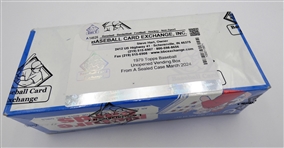 1979 Topps Baseball Vending Box (BBCE) From a Sealed Case