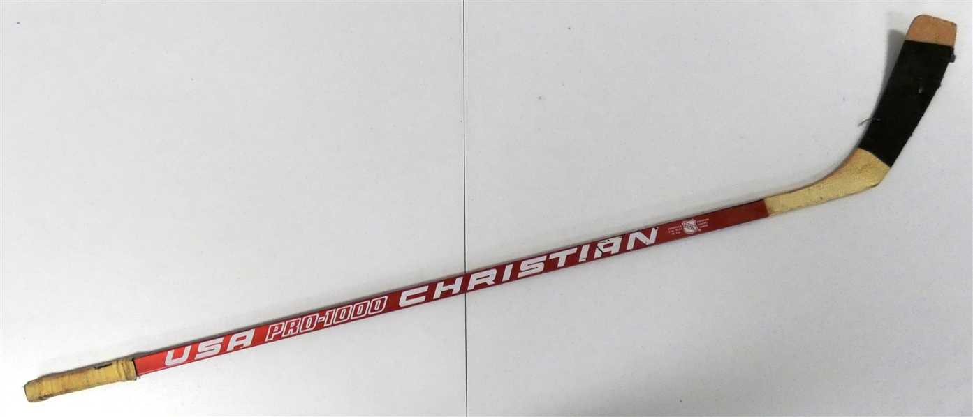 Brad Park Game Used Christian Stick