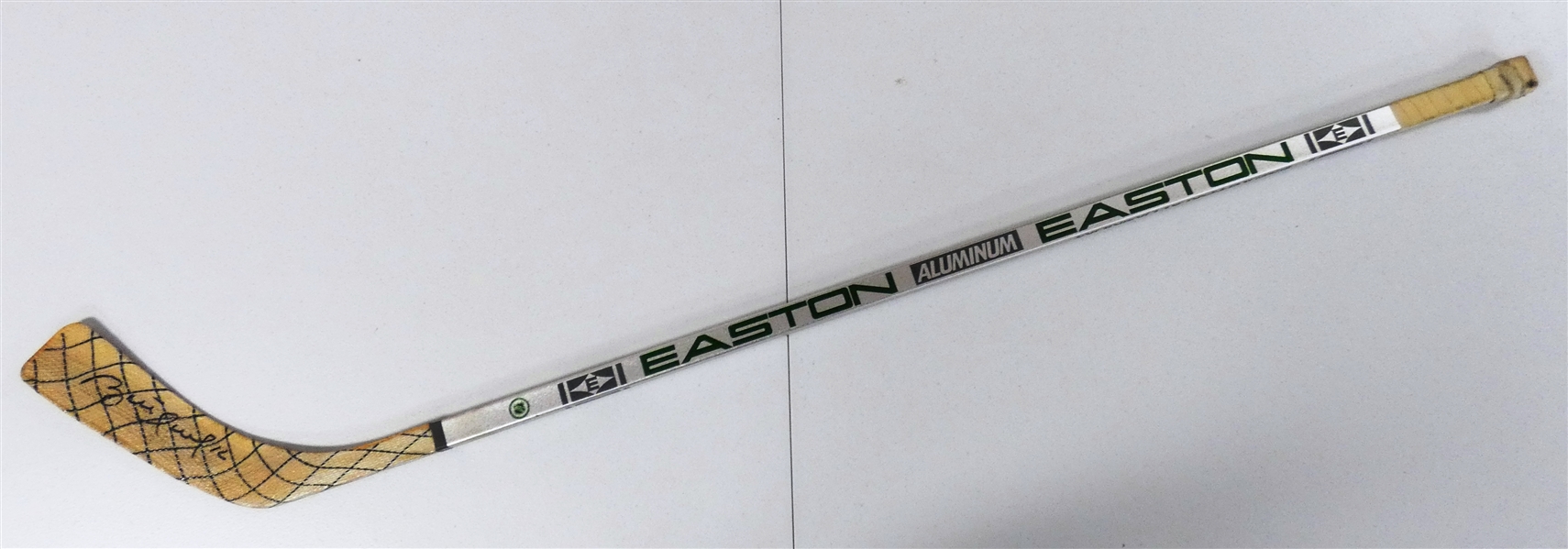 Brett Hull Game Used Autographed Easton Stick