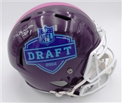 Jameson Williams Autographed 2022 Draft Full Size Replica Helmet