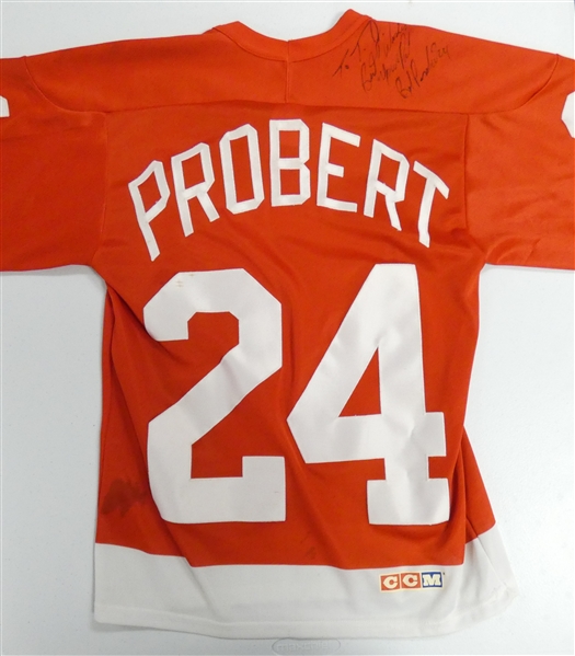 Bob Probert Autographed Jersey