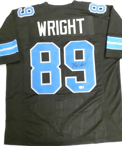 Brock Wright Autographed Custom Jersey