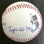 Fred Scherman Autographed Baseball